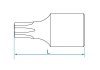 NASADKA 1/4 Z KOŃCÓWKĄ TORX T25 x 25mm King Tony