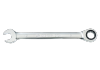 KLUCZ PŁASKO-OCZKOWY Z GRZECHOTKĄ JEDNOKIERUNKOWĄ 72 ZĘBY 236 x 18mm King Tony