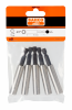 Zestaw 5 uchwytów magnetycznych 1/4 z pierścieniem przytrzymującym 75 mm BAHCO