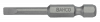 Bit standardowy 1/4 do śrub płaskich 0.8x4x50 mm, 5 szt. BAHCO