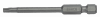 Bit 1/4 do śrub TORX, z otworem centrującym TR30x70 mm, 5 szt. BAHCO