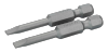 Bit standardowy 1/4 do śrub płaskich 1.2x6.5x50 mm, 2 szt. BAHCO