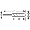 Wiertło kobaltowe HSS-E 4.80 mm BAHCO
