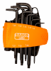Zestaw kluczy trzpieniowych TORX, wydłużonych 8 szt. T9-T40 BAHCO