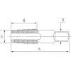 Gwintownik M13 x 1.5 BAHCO