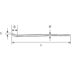 Przecinak nierdzewny 30x1000 mm BAHCO