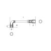Klucz fajkowy dwustronny 10x10 mm, 932 Beta