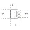 Nasadka 3/8 6-kątna 6 mm, 910B Beta