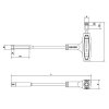 Klucz nasadowy 6-kątny kątowy dwustronny 13 mm, 941 Beta