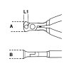 Szczypce tnące czołowe dla elektroników 120 mm, 1190BM Beta
