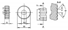 Rolka do radełkowania PM AA 14,5x3x5mm, podziałka 0,6 mm QUICK