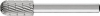 Frez trzpieniowy HSS, ,walcowy, C 0820 3 6mm 8x20mm Pferd