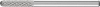 Maly frez trzpieniowy ze stopow twardych, kulisto-walcowy 0313 4 3mm 3x13mm Pferd
