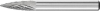 Frez trzp.ze stopow twar.lukowy ostry 1020, 3PLUS 6mm 10x20mm Pferd