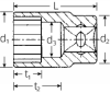 Nasadka 3/8 7mm, 12-kątna, krótka STAHLWILLE