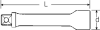 Przedłużka 3/8 L=160mm, rozmiar 6 STAHLWILLE