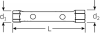 Klucz rurowy nasadowy 18x19mm dwustronny STAHLWILLE