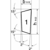 Półfabrykat noży tokarskich HSSE,kszt.L 12x3x85mm Index WILKE