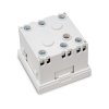Gniazdo modułowe 230V z uziemieniem 1-krotne std 45x45, białe
