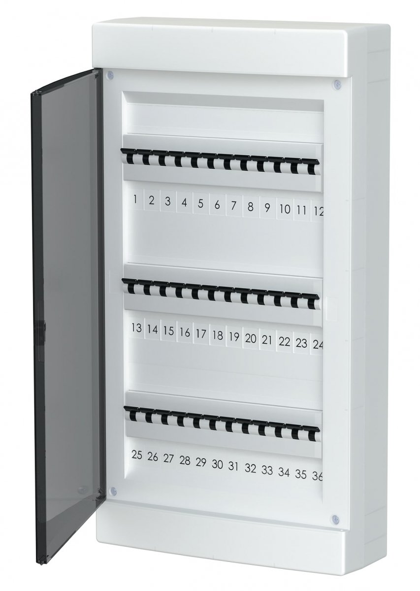Rozdzielnica modułowa natynkowa plastikowa 3x12 IP40 C.1336-P Pawbol