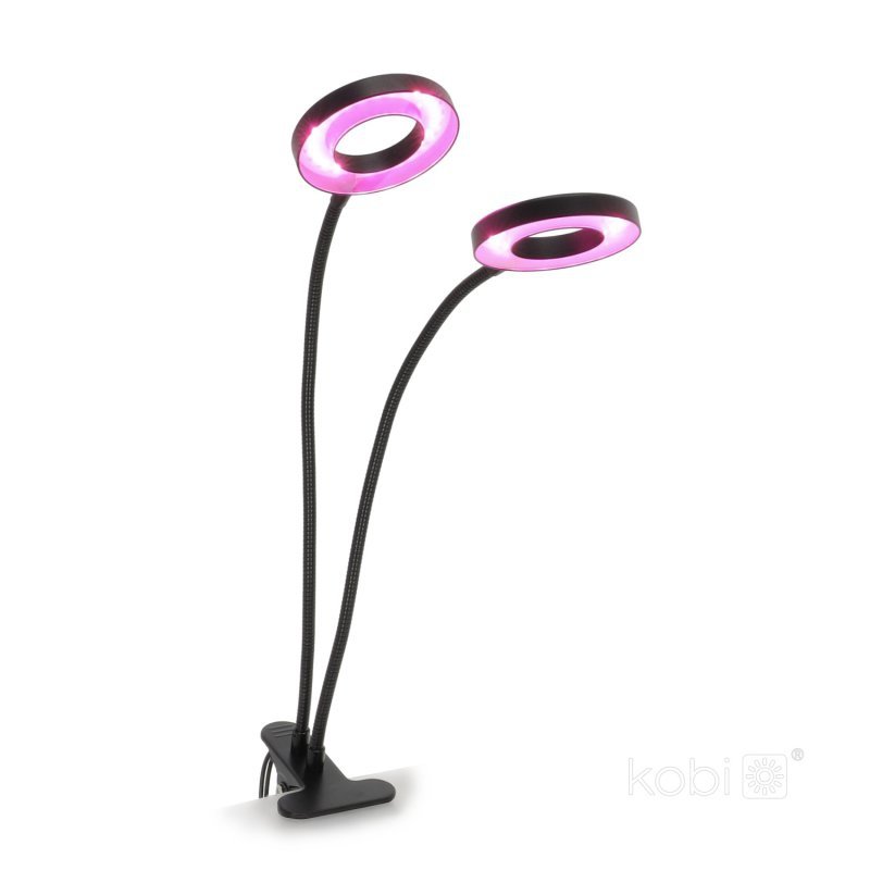 Lampa do roślin LED VITARO RING 2 CLIP 8W Kobi Design