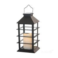 Solar garden lamp LED CANDELIO P 2700K IP44 black LED2B 