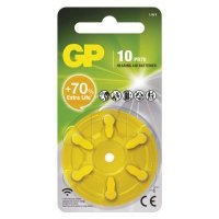 GP Bateria do aparatu słuchowego ZA10 6 szt. 