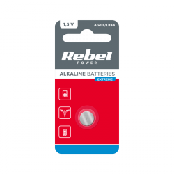 Bateria REBEL EXTREME AG13 1szt/blist.