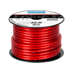 Kabel samochodowy 6Ga OD8mm CU 25m