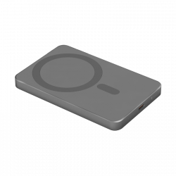 POWERBANK indukcyjny Kruger&Matz 5000 mAh Mag Safe szary
