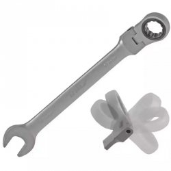 10mm CrV klucz płaski grzechotka-przegub