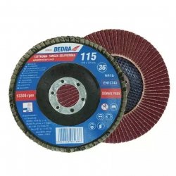Listkowa tarcza szlifierska 115x22mm, granulacja 120