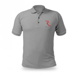 Koszulka polo szary melanż XXXL