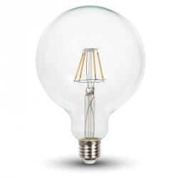 Żarówka LED V-TAC 6W Filament E27 G125 VT-2147 6400K 806lm