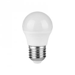 Żarówka LED V-TAC SAMSUNG CHIP 6,5W E27 Kulka G45 VT-290 6500K 600lm 5 Lat Gwarancji