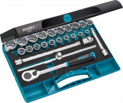 Zestaw nasadek 1/2, 25-cz. 900 HAZET