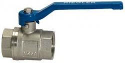 Kurek kulowy valve line uchwyt dzwigniowy wewn./wewn. G3/4 PN25, mosiadz, RIEGLER