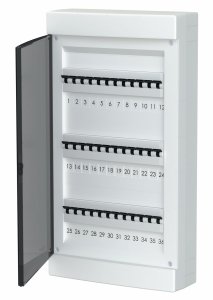 Rozdzielnica modułowa natynkowa plastikowa 3x12 IP40 C.1336-P Pawbol