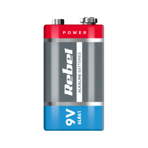 Baterie alkaliczne REBEL 9V 6LR61