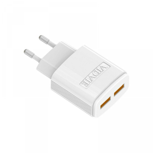 Ładowarka sieciowa dual USB + kabel Typu C 2400 mA