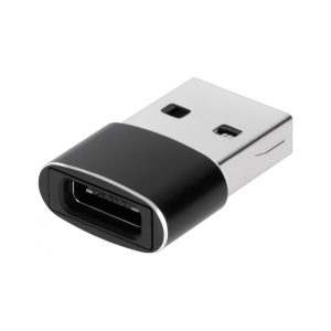 Adapter przejściówka USB - USB Typu C czarny