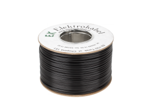 Kabel głośnikowy SMYp 2 x 0,5mm czarny 200m