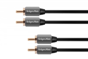 Kabel 2RCA-2RCA 1.0m Kruger&Matz