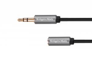 Kabel jack 3.5 wtyk stereo - 3.5 gniazdo stereo 3m Kruger&Matz Basic