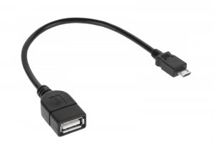 Kabel USB gniazdo A - wtyk micro USB 20cm