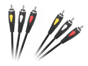 Kabel 3RCA-3RCA 3.0m Cabletech Eco-Line