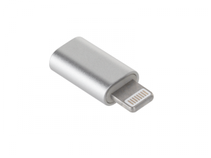 Adapter Przejściówka Micro USB - Apple Lightning M-Life biała