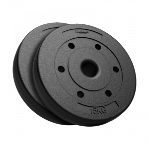 Obciążenie bitumiczne olimpijskie zestaw 2x15kg, otwór 51mm , REBEL ACTIVE