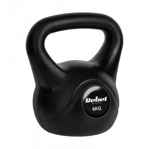 Kettlebell bitumiczny 6 kg REBEL ACTIVE