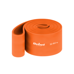 Guma do ćwiczeń TPE - Power Band PT-7, pomarańczowa 32-82 kg  REBEL ACTIVE